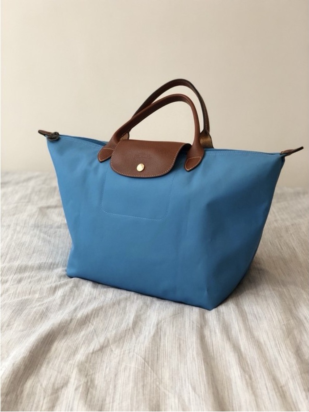 Longchamp Le Pliage Original Small Top Handle Bag - Cobalt Blue